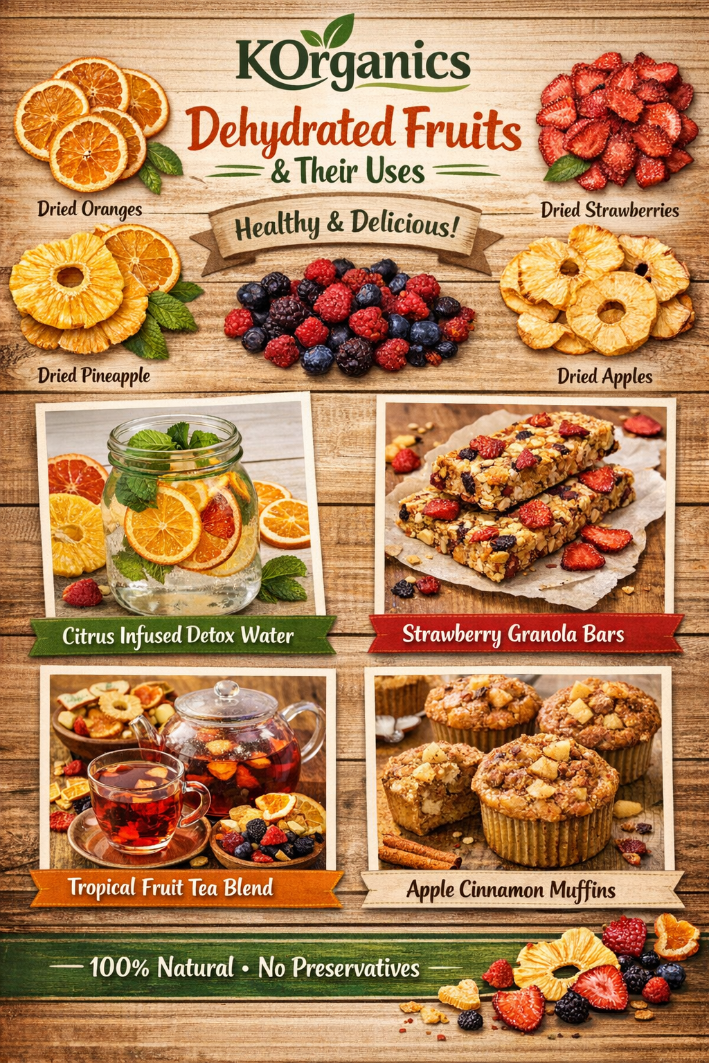 The Power of Dehydrated Fruits